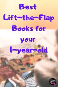 a mom and baby reading a book with text best lift-the-flap books for your 1-year-old