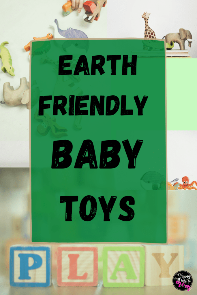 wooden baby and toddler animal toys with text earth friendly baby toys