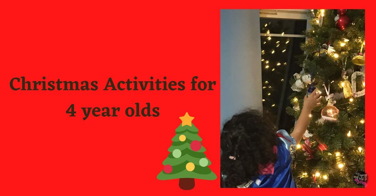Christmas Activities for 4 year olds - Trying My Best To Mom